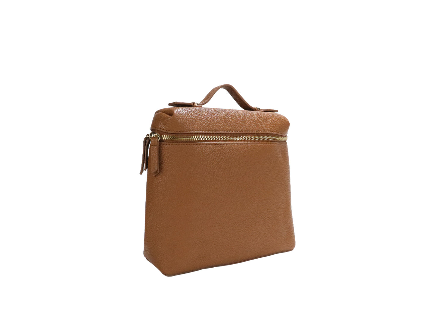 PLLCD PU Leather Backpack – Lightweight Casual Daypack with Top Handle & Adjustable Straps, Fashionable Everyday Bag for Work, Travel & Shopping