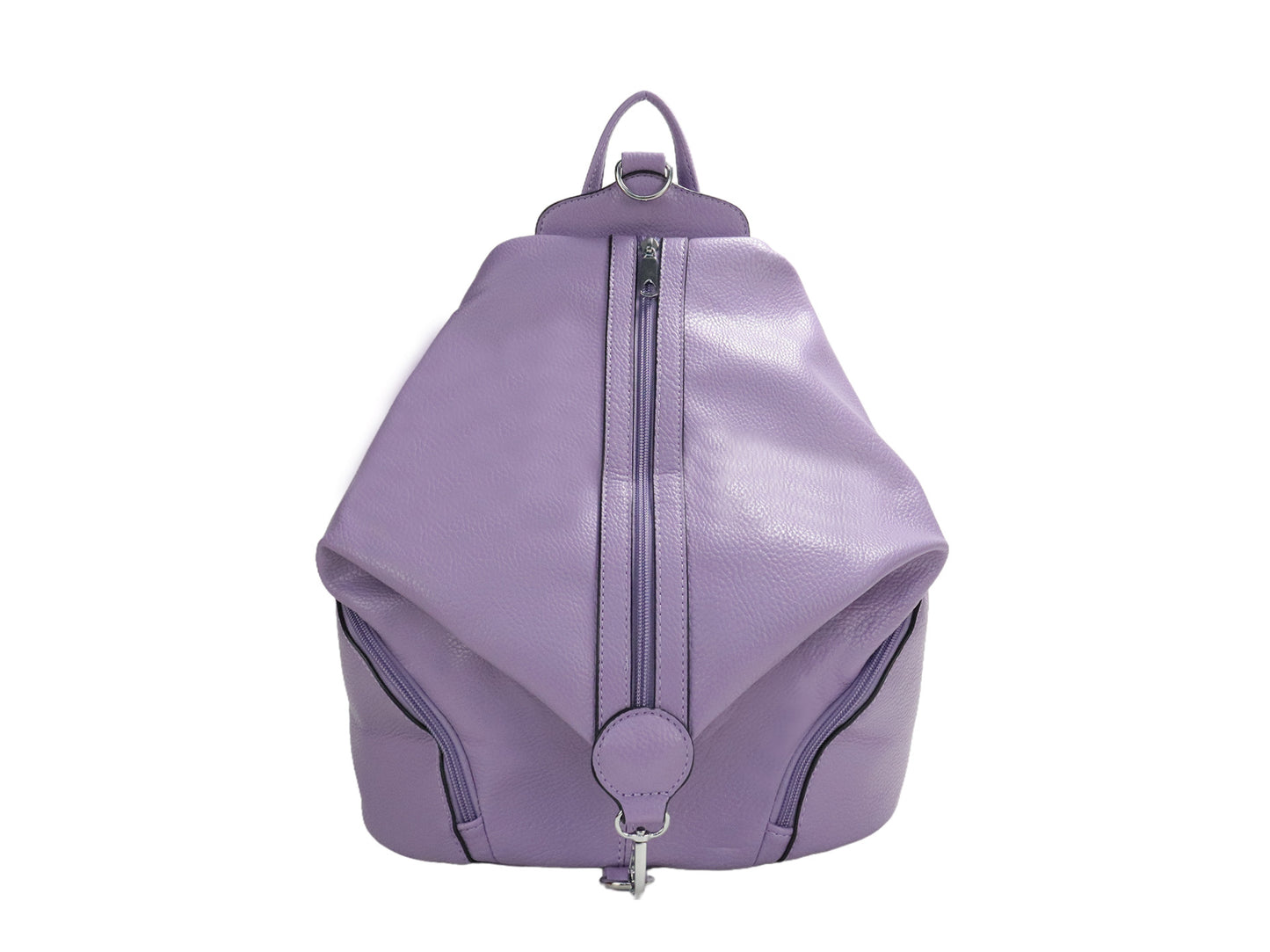 PLLCD Large PU Leather Backpack – Fashion Casual Travel Bag 31.5×16.5×40 cm Anti-Theft Zipper Design