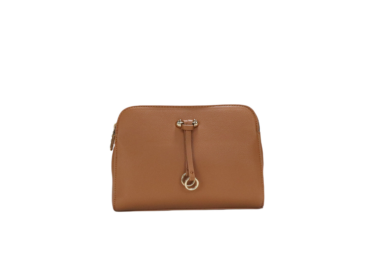 PLLCD Women’s Crossbody Shoulder Bag – Elegant PU Leather Handbag with Gold Ring Detail