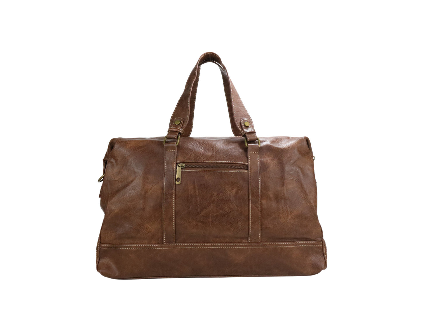 PLLCD Large Travel Tote Bag – PU Leather Handbag 48×18×30 cm Fashion Casual Shoulder Duffle Bag