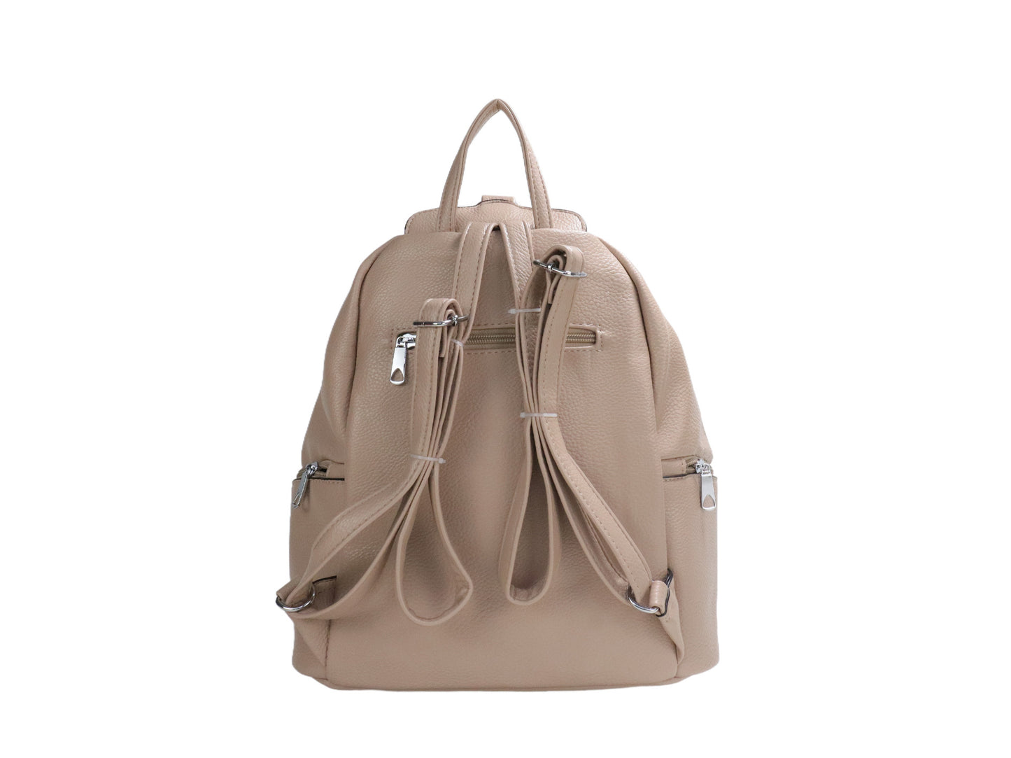 PLLCD Large PU Leather Backpack – Fashion Casual Travel Bag 31.5×16.5×40 cm Anti-Theft Zipper Design