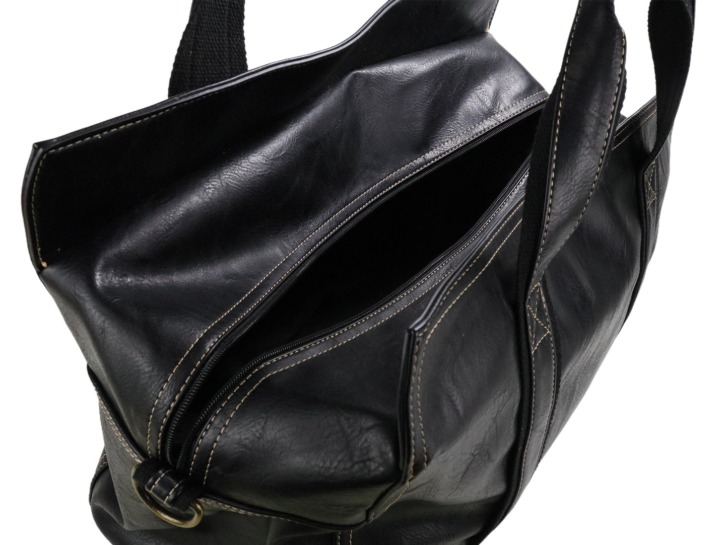 PLLCD PU Leather Large Tote Bag – Oversized Shoulder Handbag with Spacious Interior, Durable Carryall for Work, Travel & Shopping