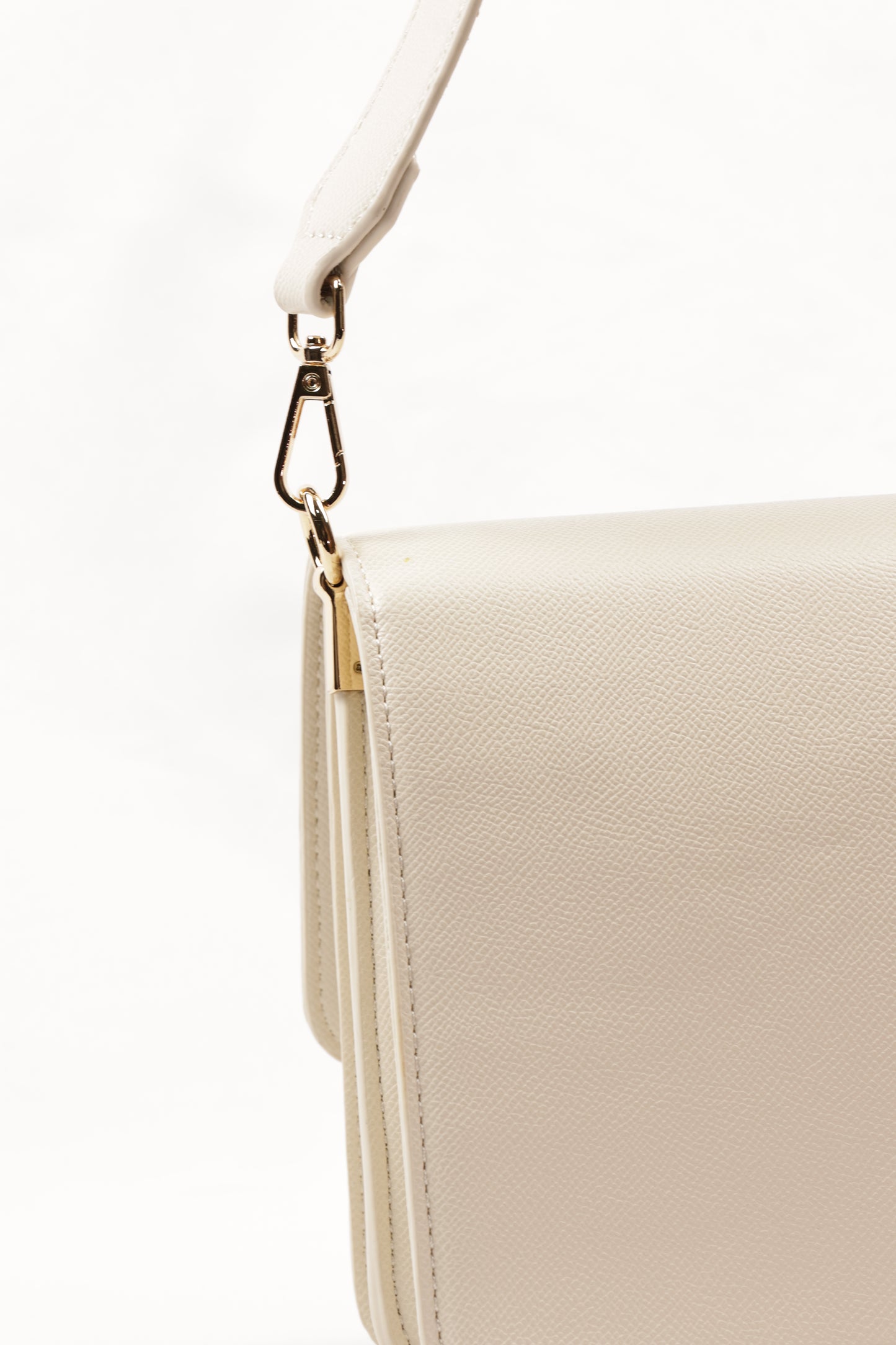 PLLCD Elegant Beige PU Leather Crossbody Bag - Chic & Compact Handbag with Adjustable Strap
