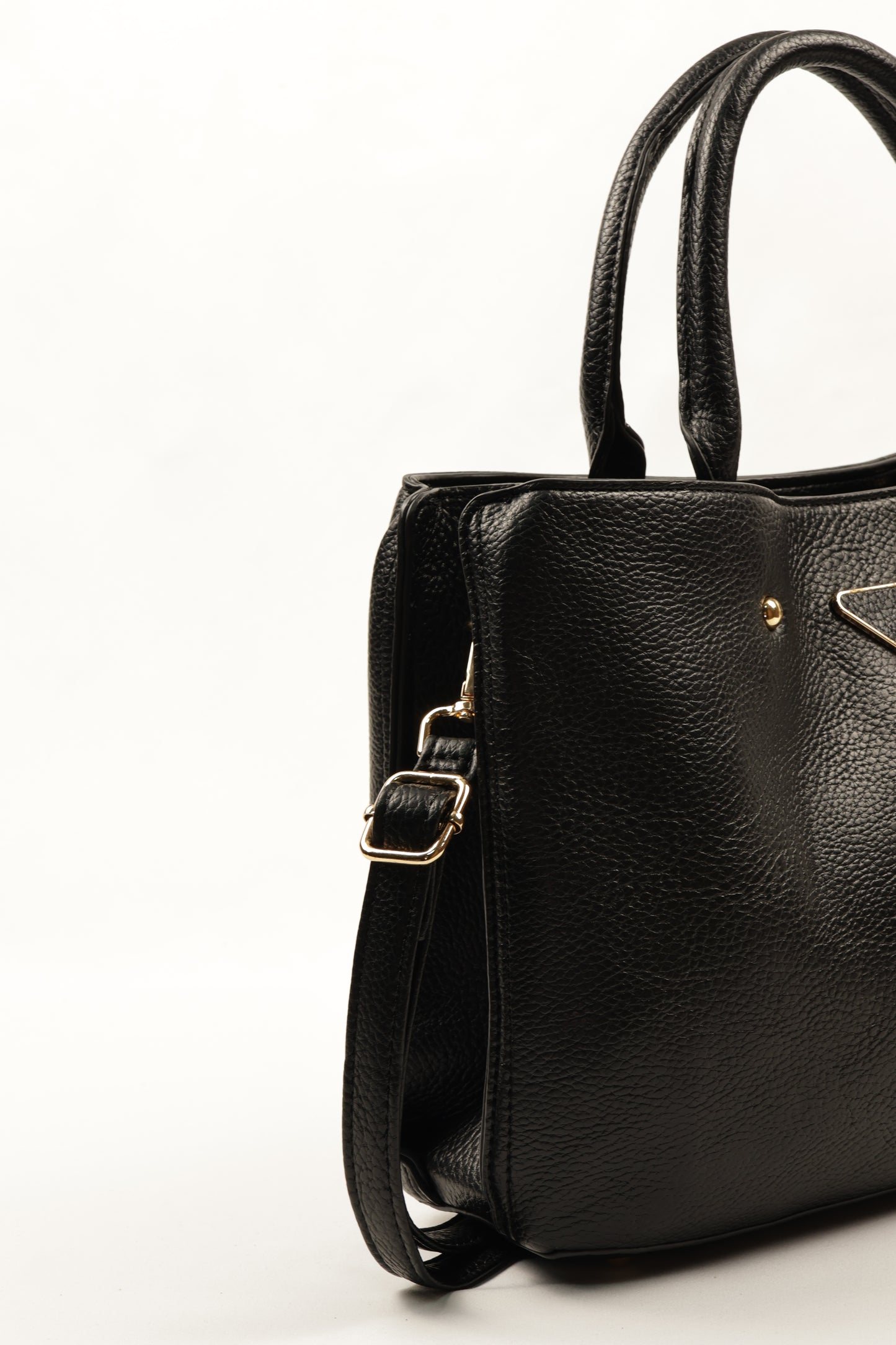 PLLCD Elegant Beige PU Leather Tote Bag - Stylish & Spacious Handbag with Adjustable Strap