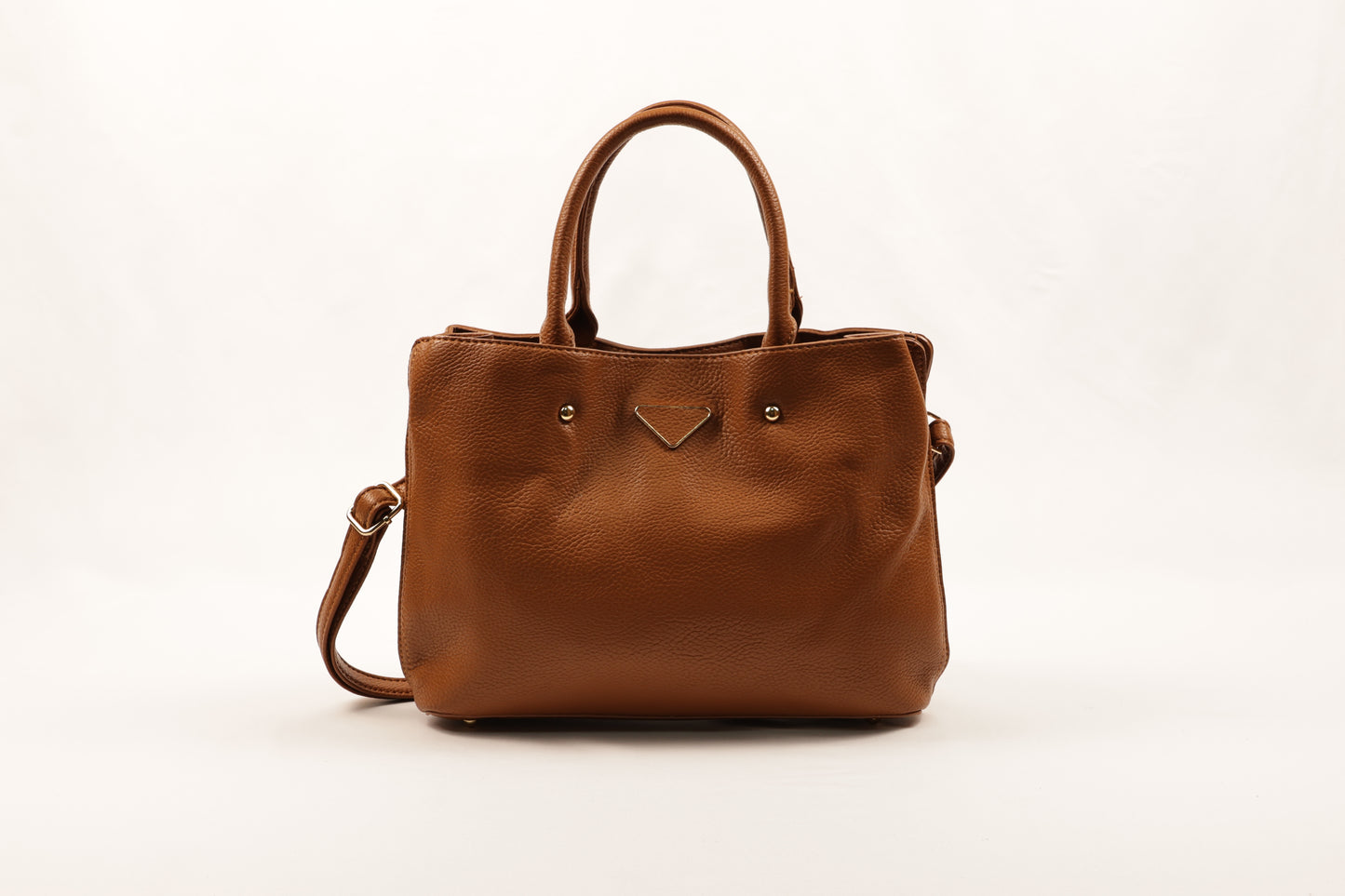 PLLCD Elegant Beige PU Leather Tote Bag - Stylish & Spacious Handbag with Adjustable Strap