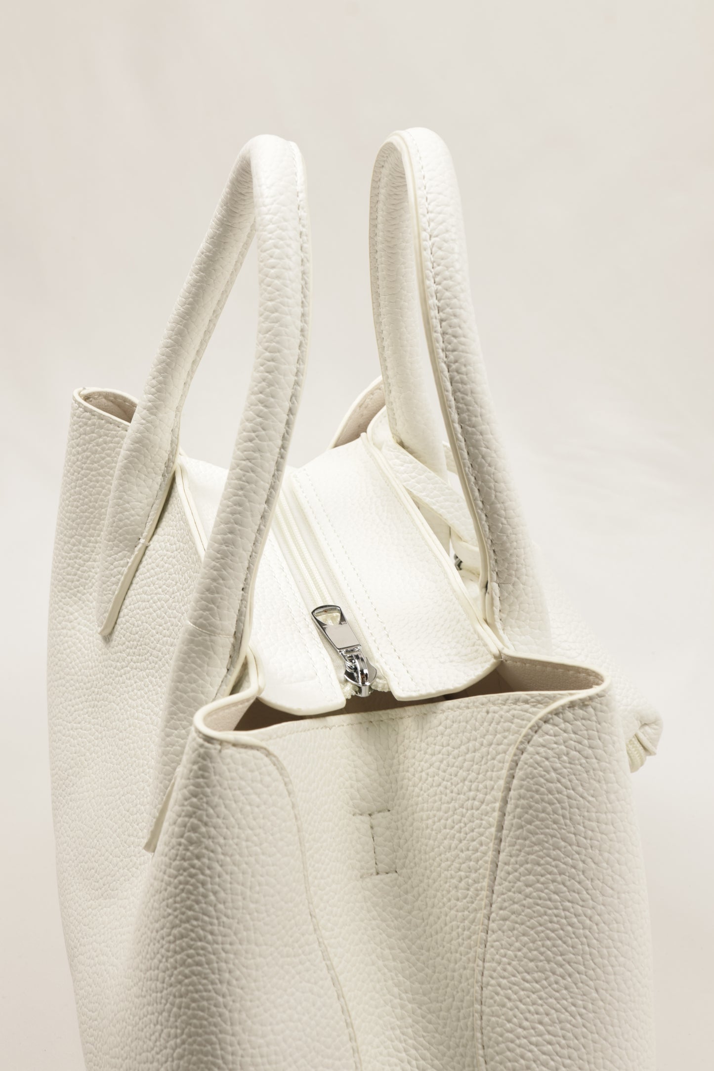 PLLCD Premium Purple PU Leather Handbag with Removable Mini Pouch & Adjustable Strap - Stylish Tote for Everyday Use