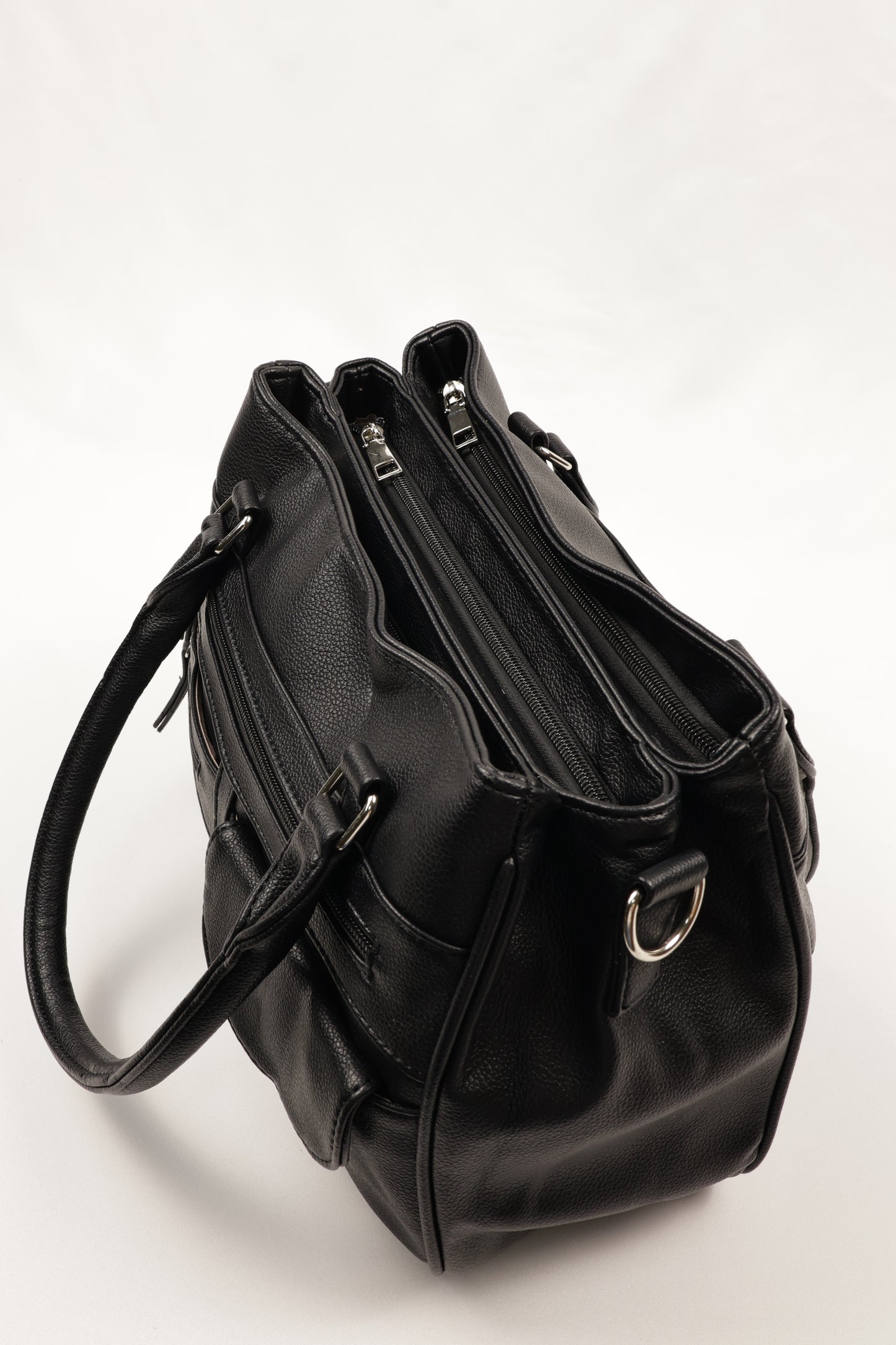 ✨ PLLCD Large PU Leather Shoulder Tote Bag for Women – Multi-Pocket Crossbody Handbag for Work, Travel & Daily Use