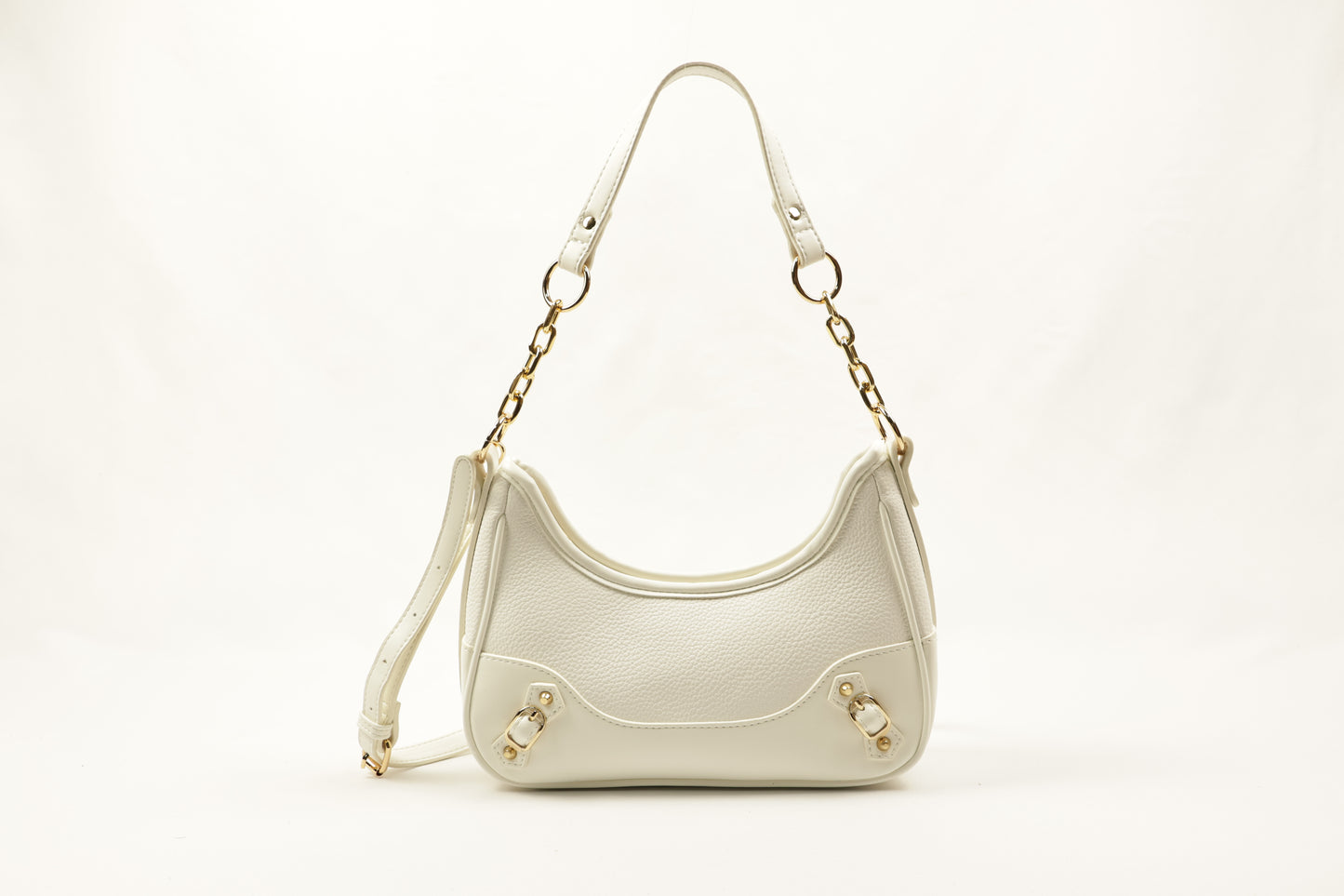 ✨ PLLCD Mini PU Leather Shoulder Bag for Women – Fashion Underarm Baguette Handbag with Adjustable Strap