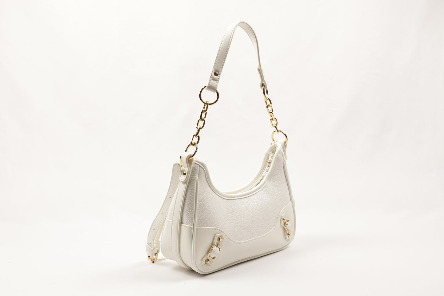 ✨ PLLCD Mini PU Leather Shoulder Bag for Women – Fashion Underarm Baguette Handbag with Adjustable Strap