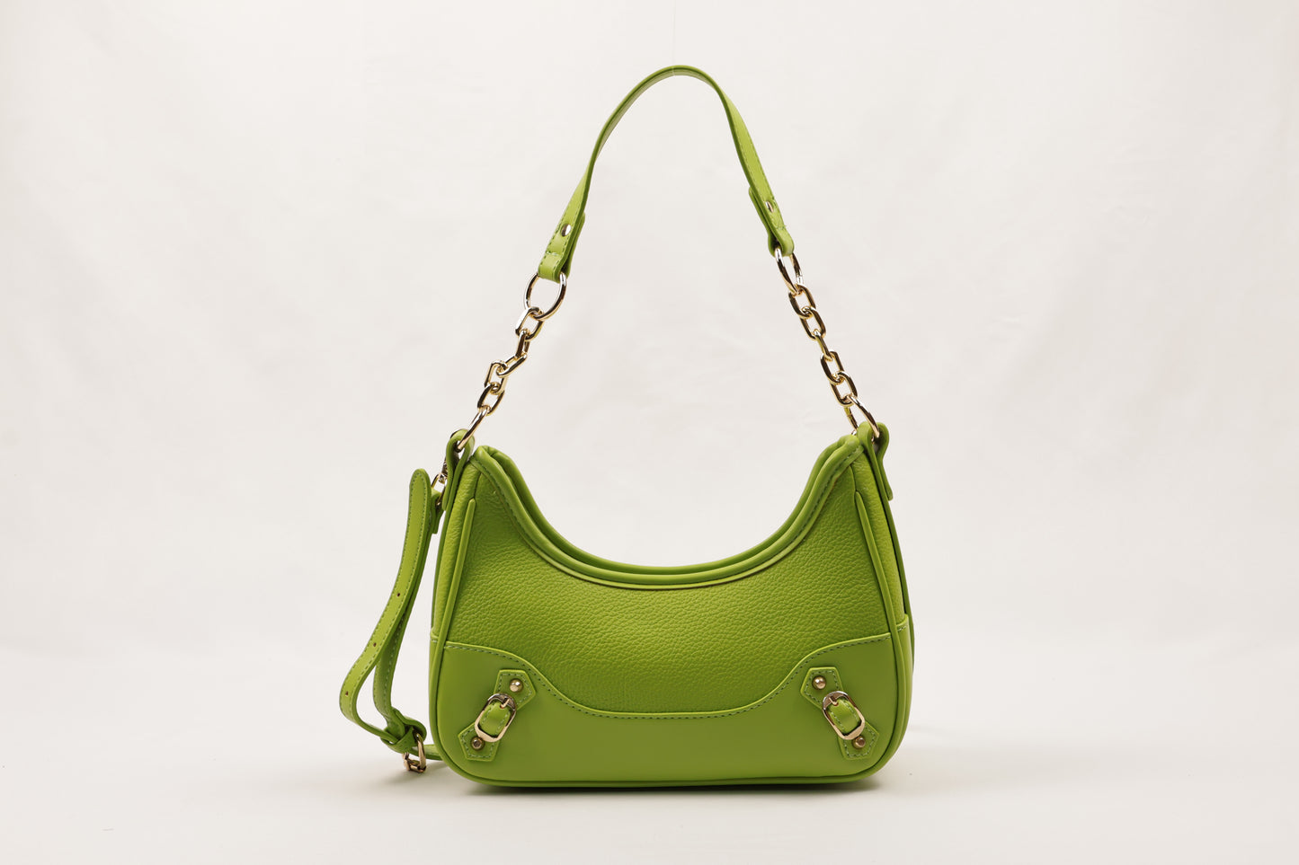 ✨ PLLCD Mini PU Leather Shoulder Bag for Women – Fashion Underarm Baguette Handbag with Adjustable Strap