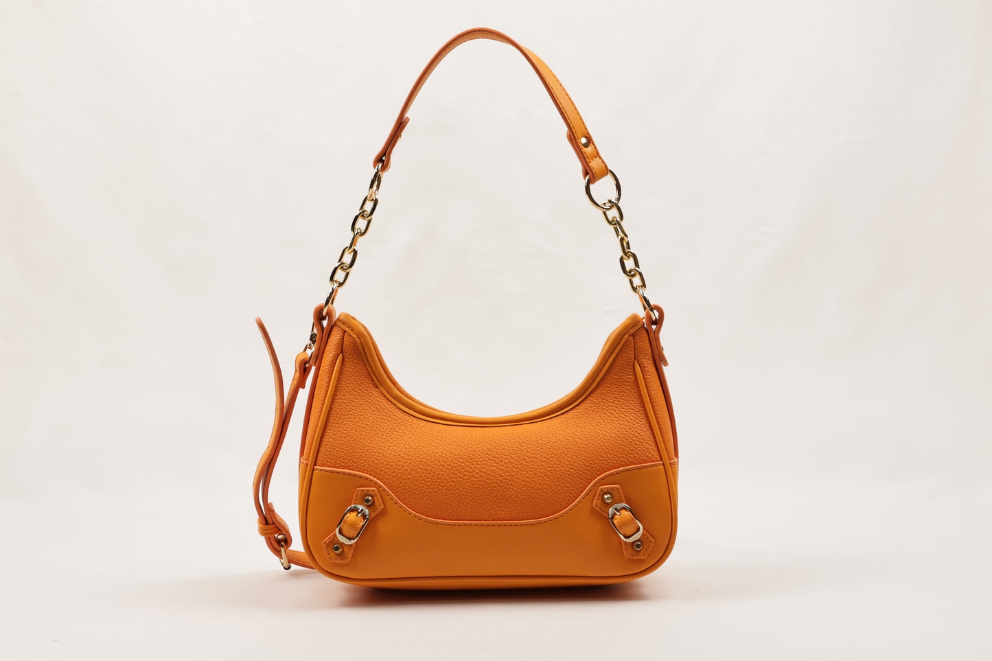 ✨ PLLCD Mini PU Leather Shoulder Bag for Women – Fashion Underarm Baguette Handbag with Adjustable Strap