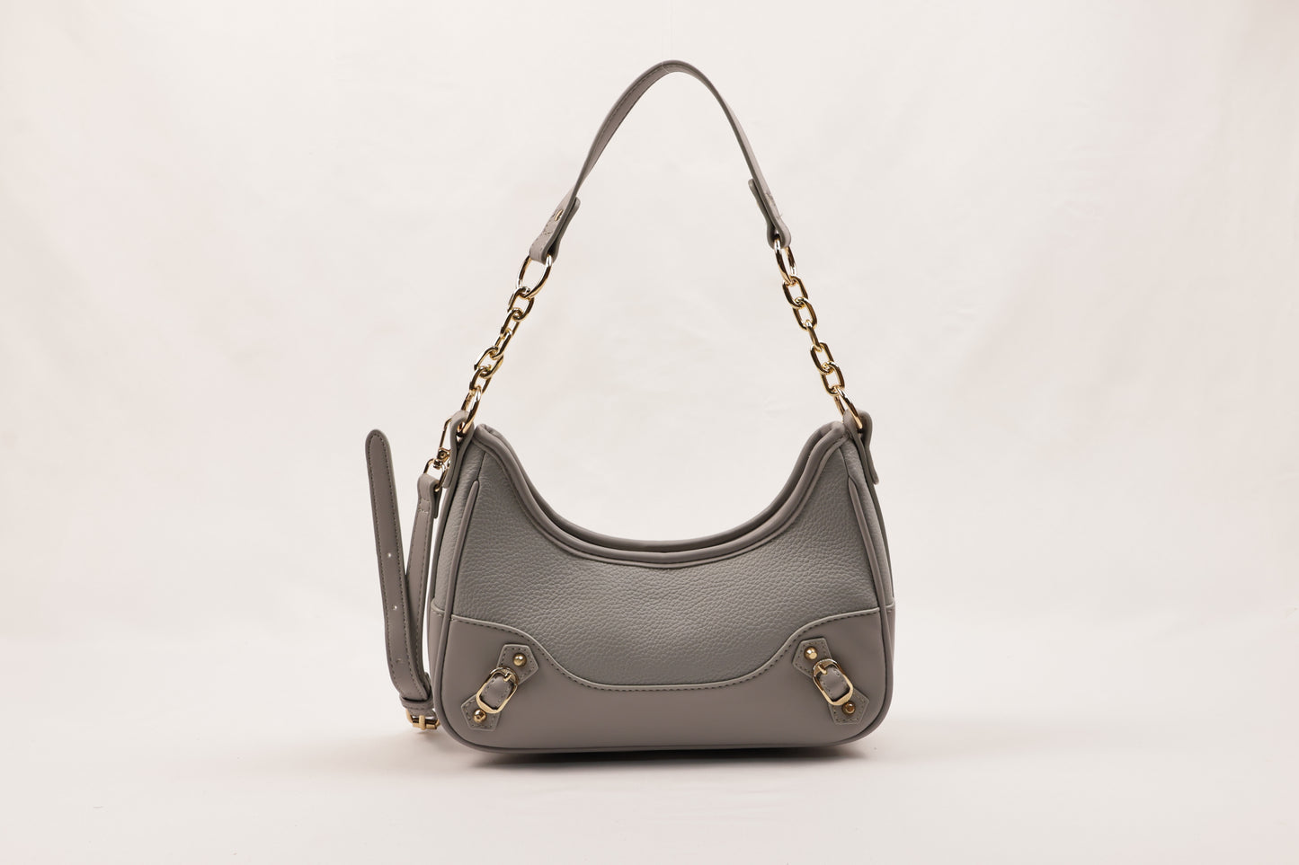 ✨ PLLCD Mini PU Leather Shoulder Bag for Women – Fashion Underarm Baguette Handbag with Adjustable Strap