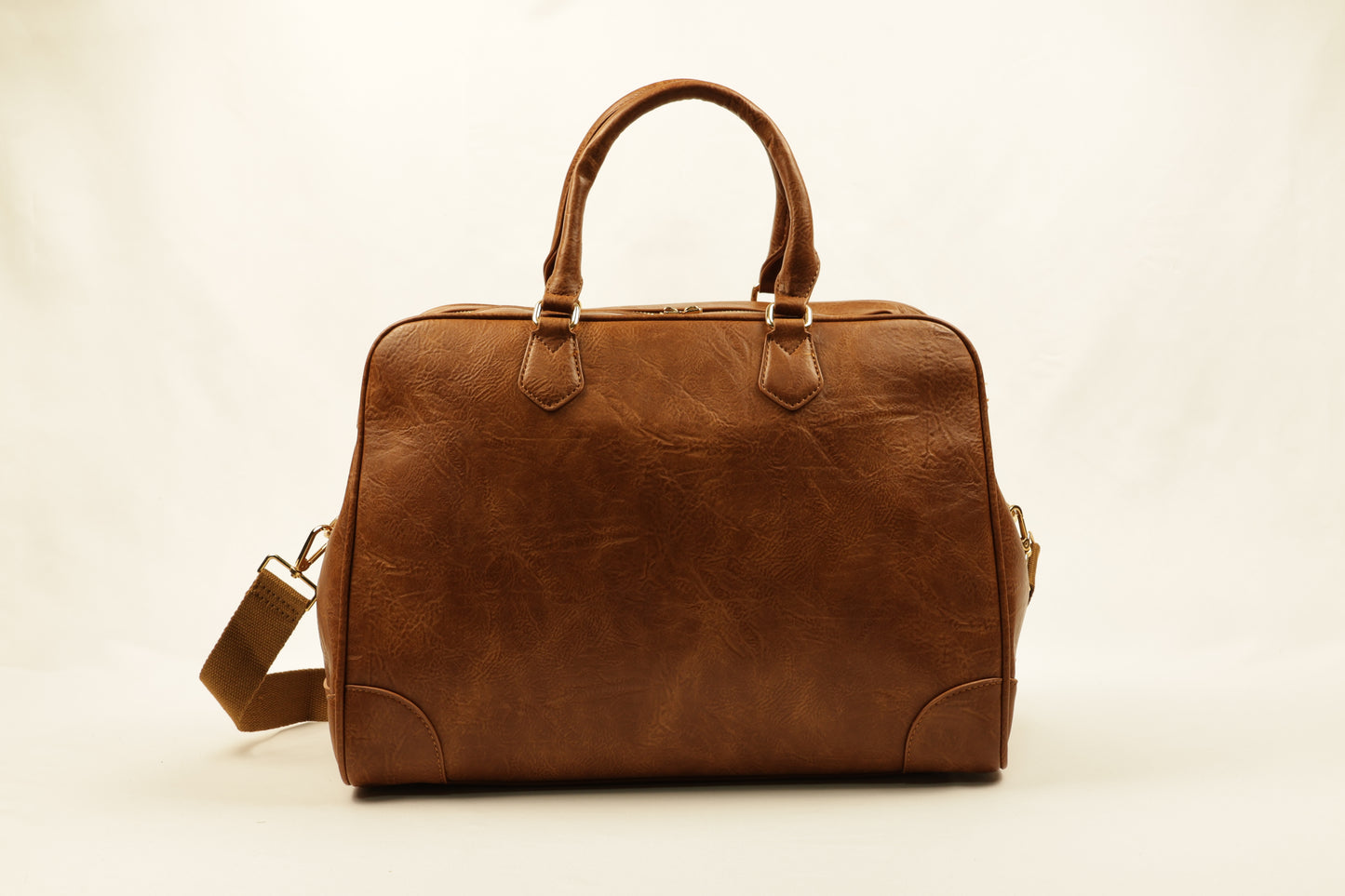 ✨ PLLCD Large PU Leather Travel Bag for Women & Men – Weekend Duffel Shoulder Bag with Adjustable Strap, Carry-On Handbag
