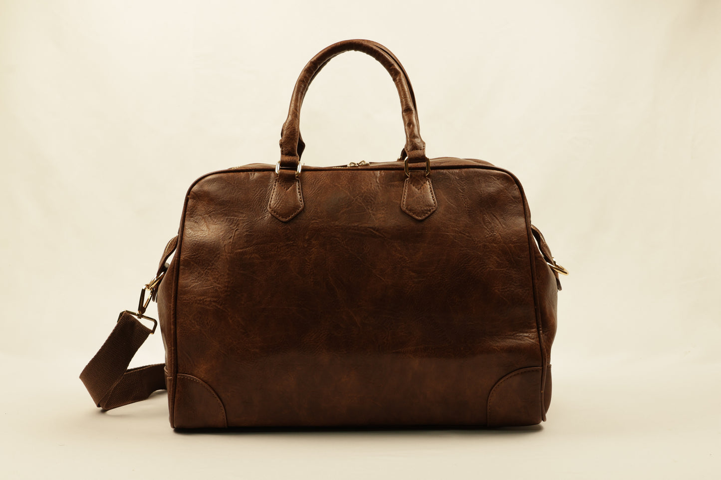 ✨ PLLCD Large PU Leather Travel Bag for Women & Men – Weekend Duffel Shoulder Bag with Adjustable Strap, Carry-On Handbag