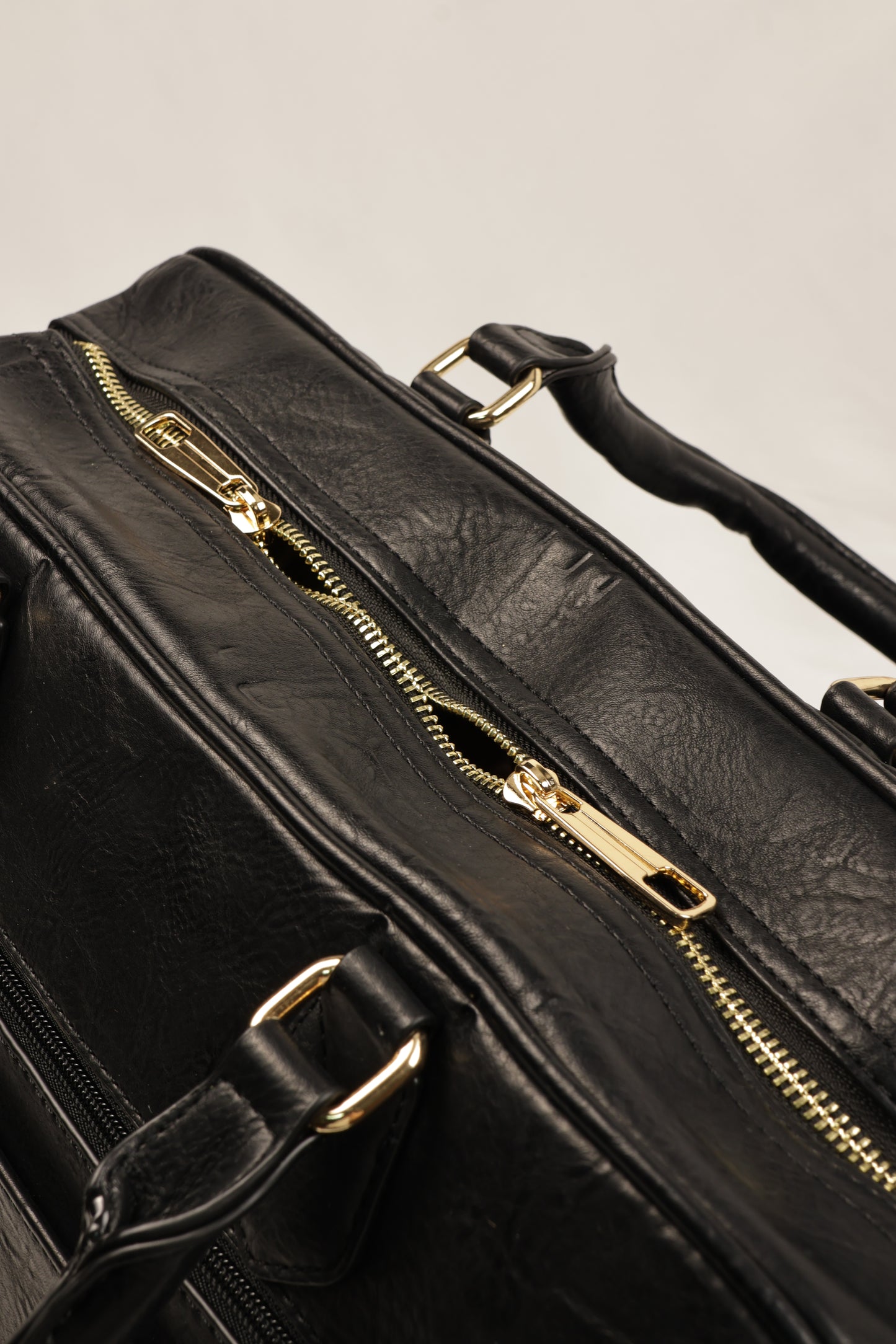 ✨ PLLCD Large PU Leather Travel Bag for Women & Men – Weekend Duffel Shoulder Bag with Adjustable Strap, Carry-On Handbag