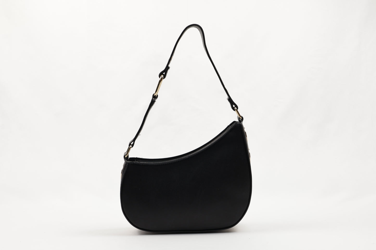 ✨ PLLCD PU Leather Crescent Shoulder Bag for Women – Trendy Baguette Crossbody Purse with Adjustable Strap