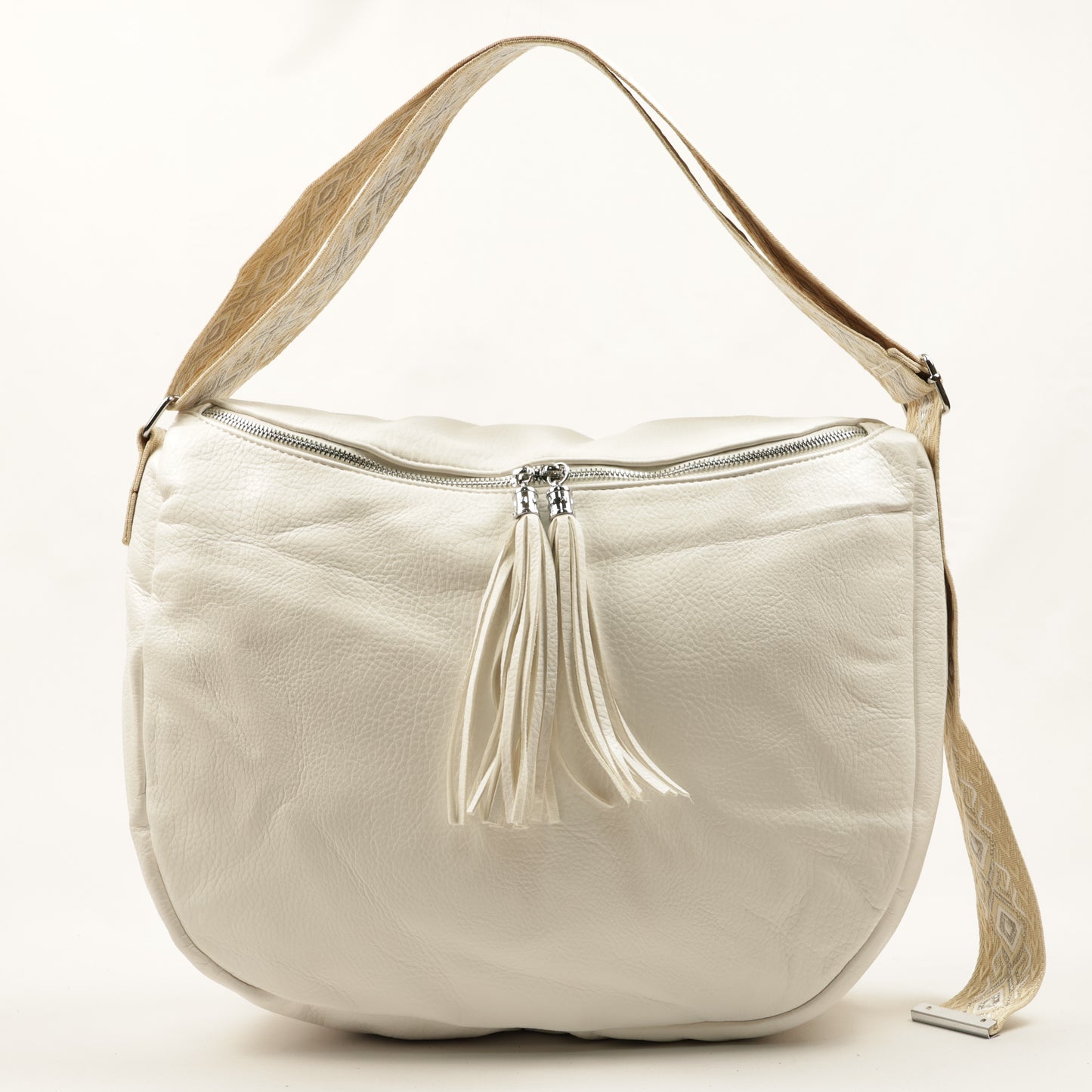 π PLLCD PU Leather Shoulder Bag for Women β Large Hobo Crossbody with Tassel Design & Adjustable Strap
