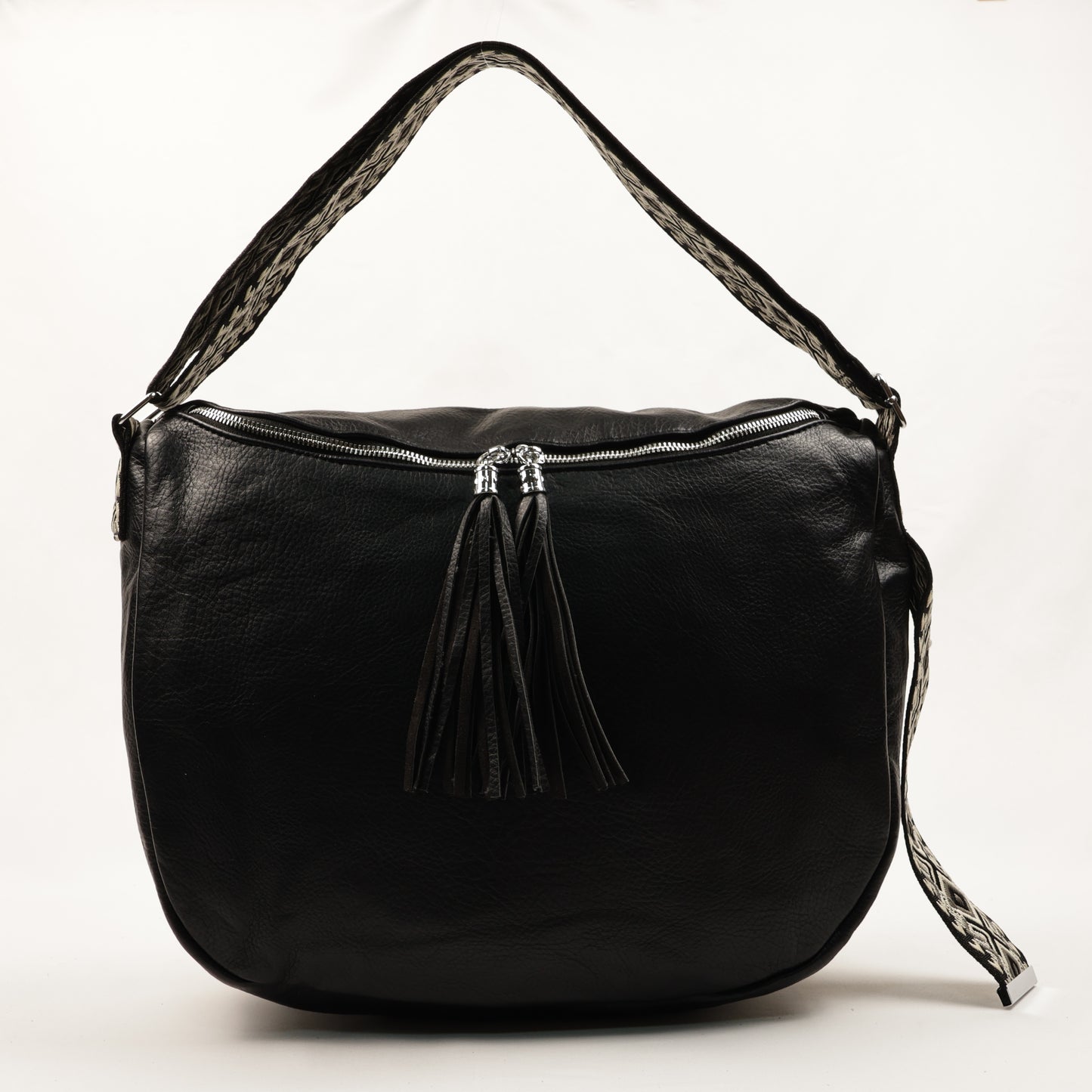 π PLLCD PU Leather Shoulder Bag for Women β Large Hobo Crossbody with Tassel Design & Adjustable Strap
