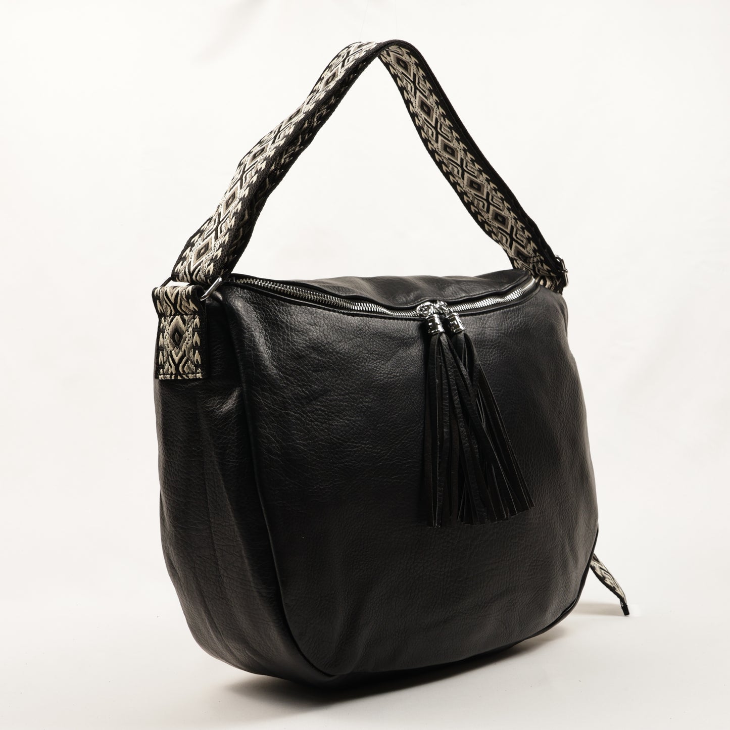 π PLLCD PU Leather Shoulder Bag for Women β Large Hobo Crossbody with Tassel Design & Adjustable Strap