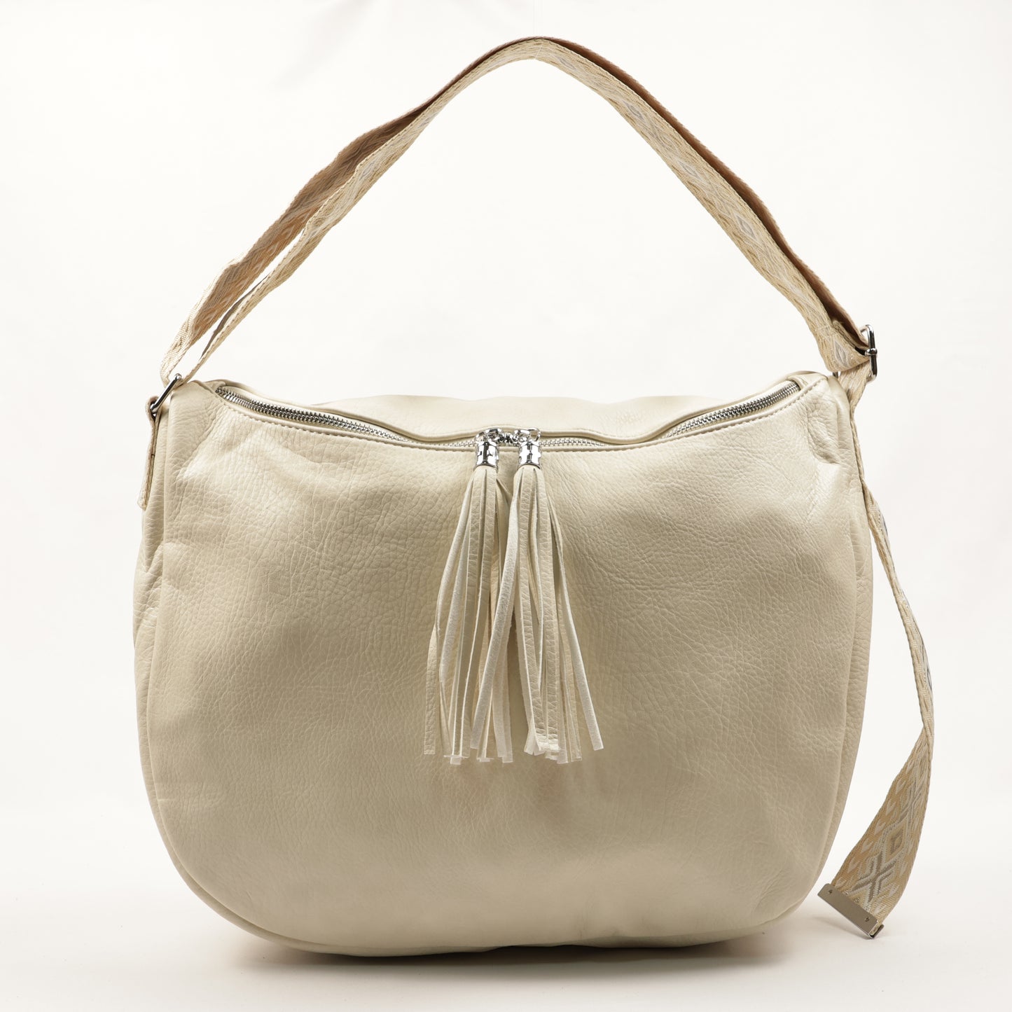 π PLLCD PU Leather Shoulder Bag for Women β Large Hobo Crossbody with Tassel Design & Adjustable Strap