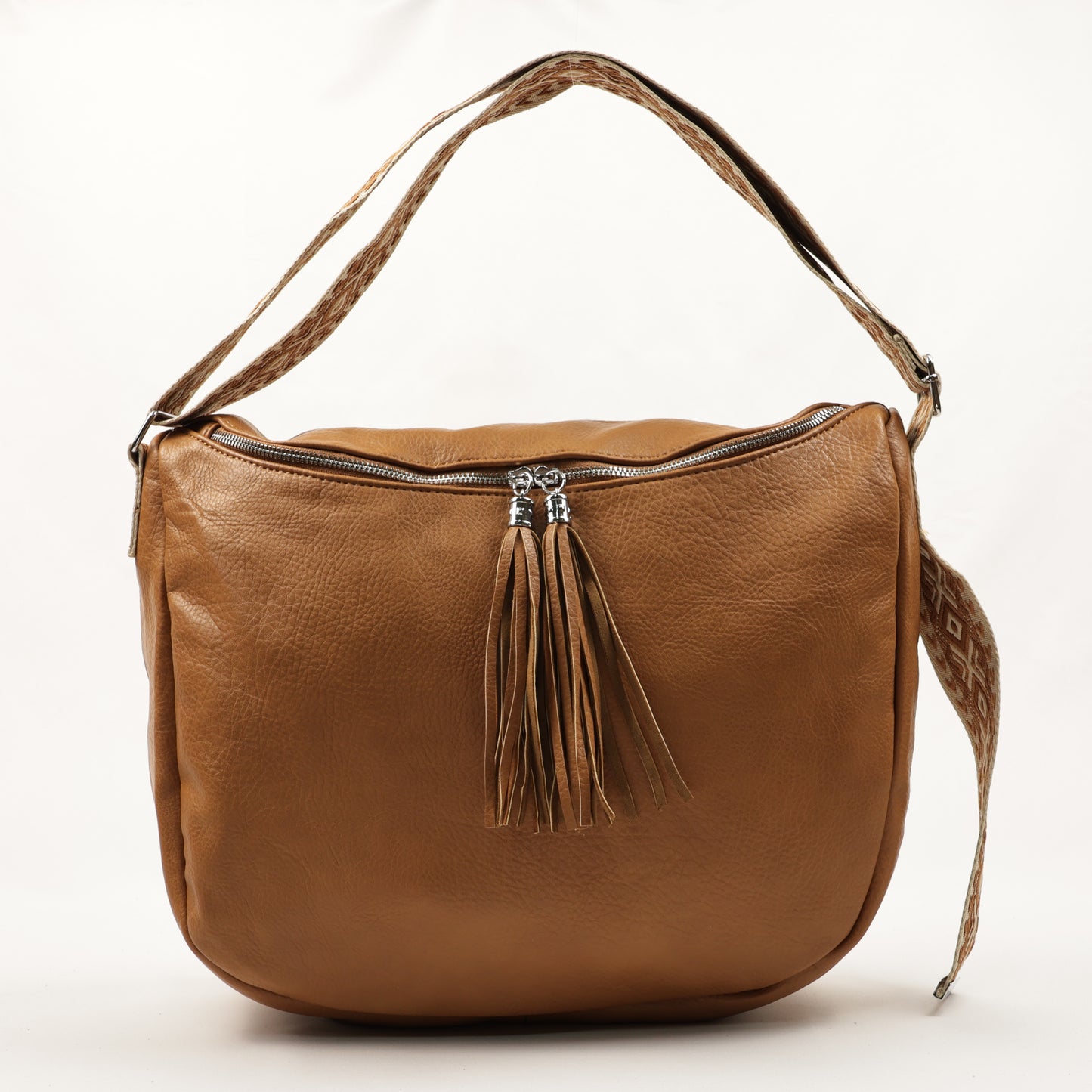 π PLLCD PU Leather Shoulder Bag for Women β Large Hobo Crossbody with Tassel Design & Adjustable Strap