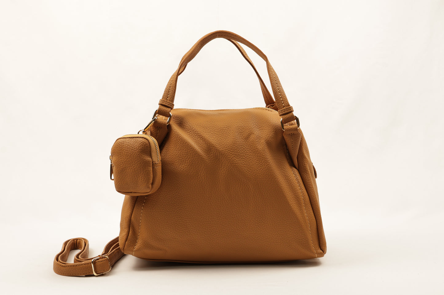 π PLLCD PU Leather Shoulder Bag with Detachable Mini Pouch β Large Crossbody Tote for Women with Adjustable Strap