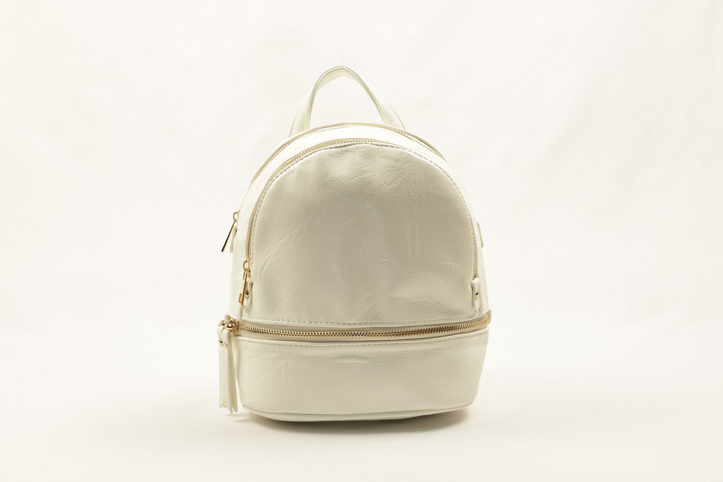 🎒 PLLCD PU Leather Mini Backpack for Women – Stylish Small Rucksack with Multiple Zipper Pockets for Daily, Travel & Work