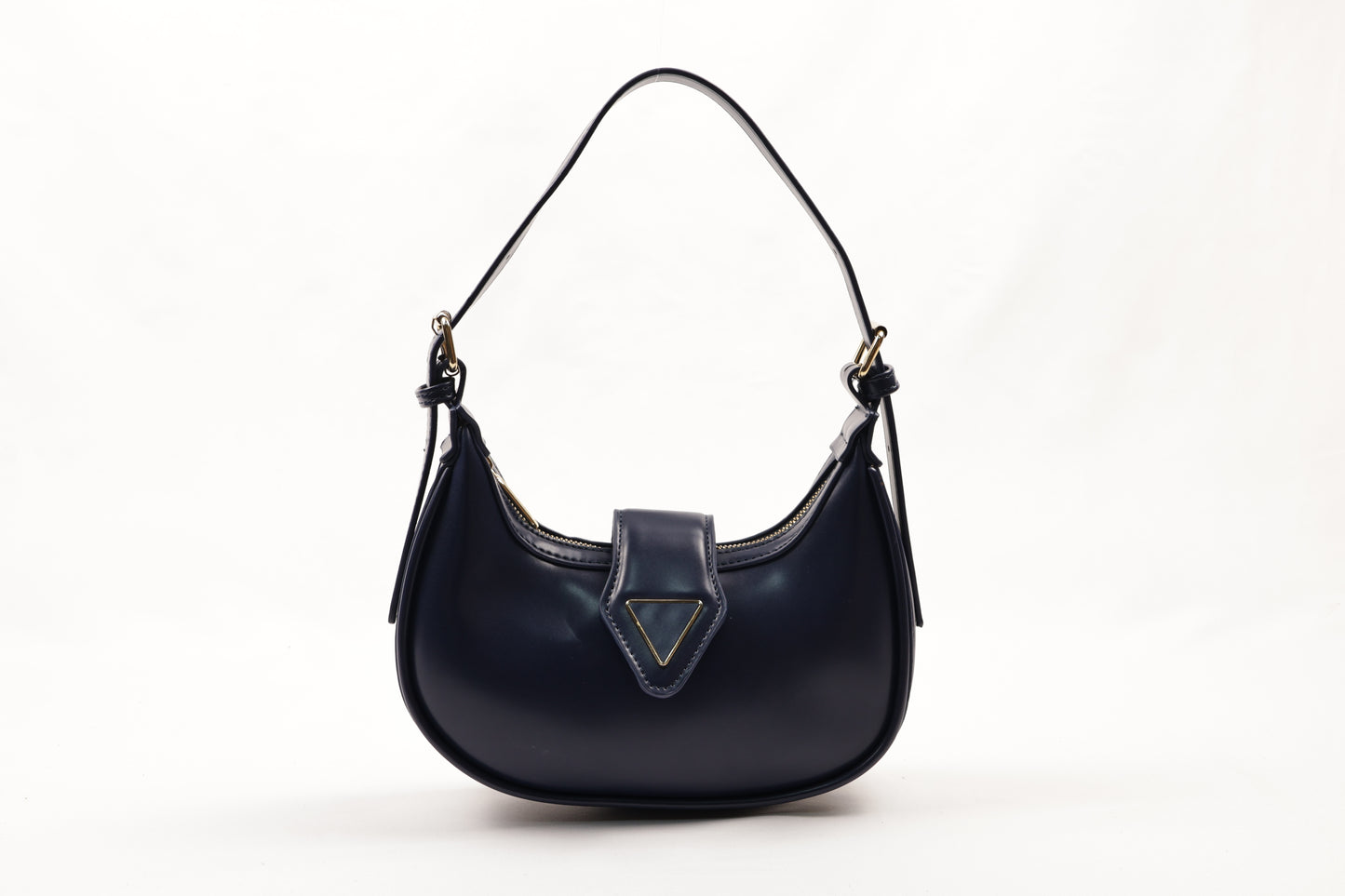 ✨ PLLCD PU Leather Crescent Shoulder Bag – Women’s Half-Moon Crossbody Handbag with Adjustable Strap