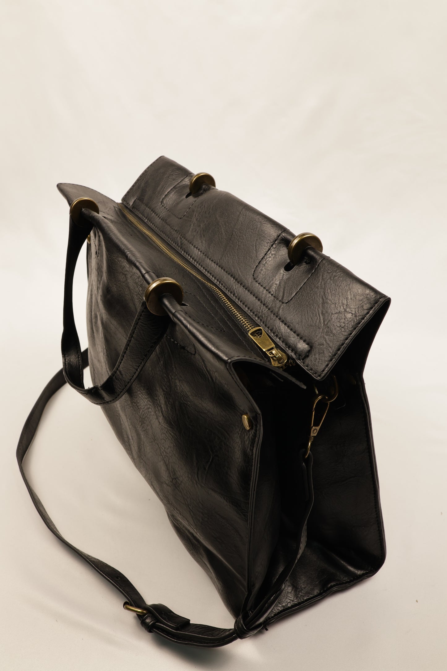 PLLCD Women’s PU Leather Tote Bag – Large Black Shoulder & Crossbody Handbag with Adjustable Strap for Work, Business & Daily Use