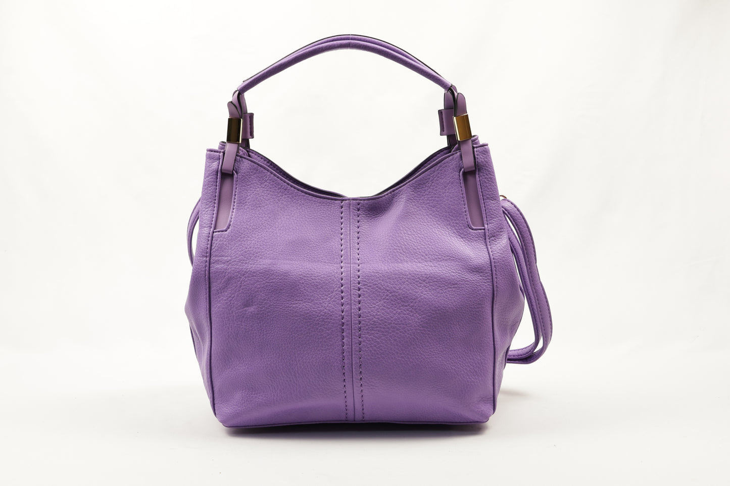 PLLCD Black PU Leather Hobo Bag - Elegant & Spacious for Daily Essentials