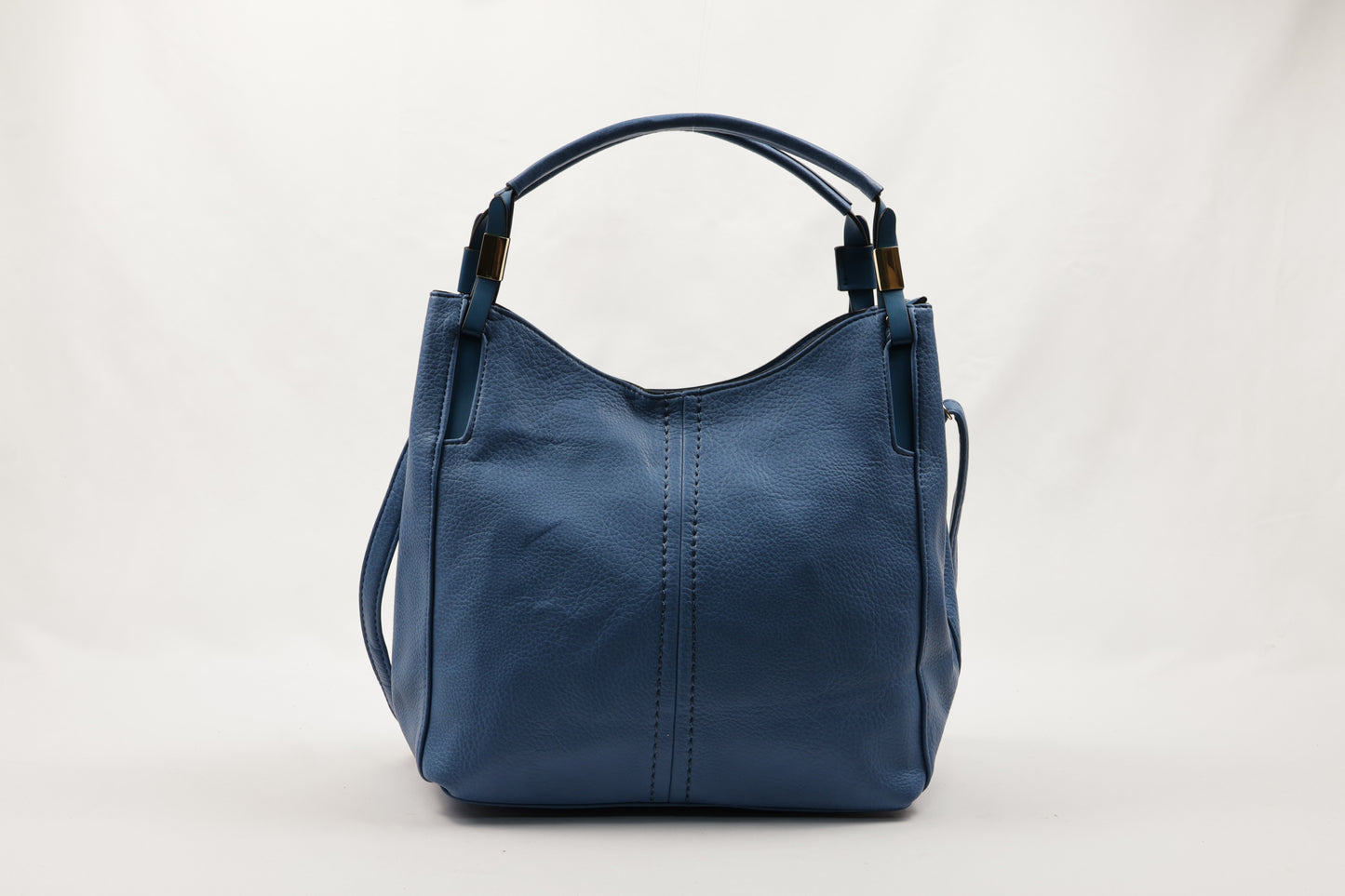 PLLCD Black PU Leather Hobo Bag - Elegant & Spacious for Daily Essentials