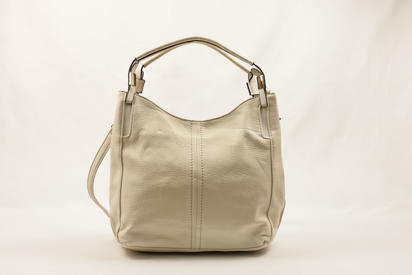 PLLCD Black PU Leather Hobo Bag - Elegant & Spacious for Daily Essentials