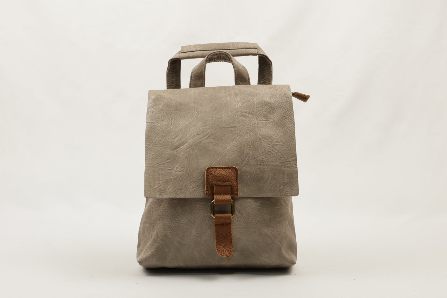 PLLCD Vintage Style PU Leather Backpack - Chic & Practical for Daily Use