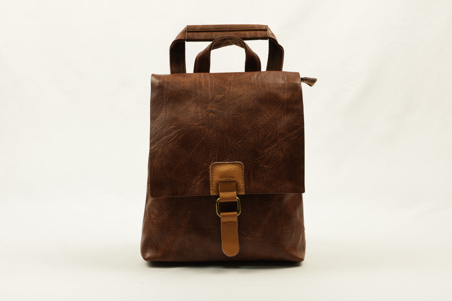 PLLCD Vintage Style PU Leather Backpack - Chic & Practical for Daily Use