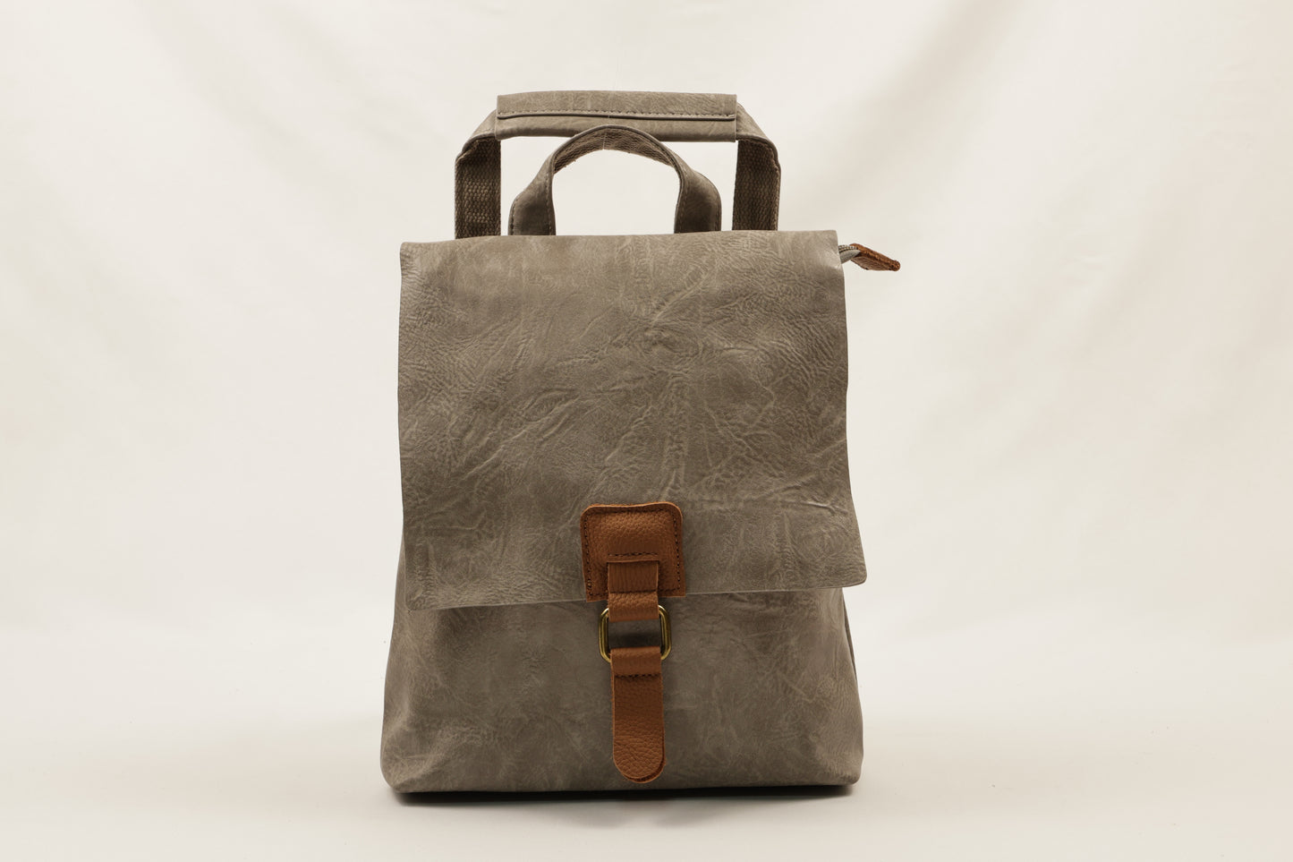 PLLCD Vintage Style PU Leather Backpack - Chic & Practical for Daily Use