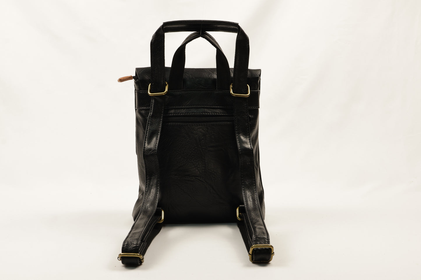 PLLCD Vintage Style PU Leather Backpack - Chic & Practical for Daily Use
