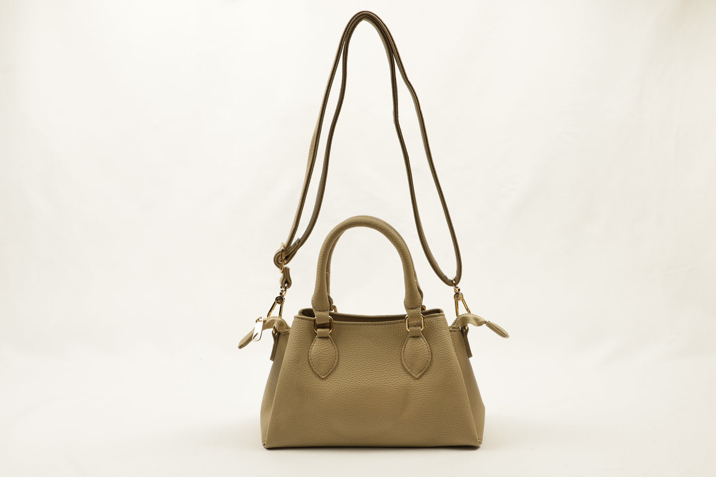 PLLCD Women's Stylish PU Leather Handbag - 11x25x14cm Versatile Tan Tote with Adjustable Long Strap (75-136.5cm) - Fashion Crossbody Shoulder Bag for Daily Use