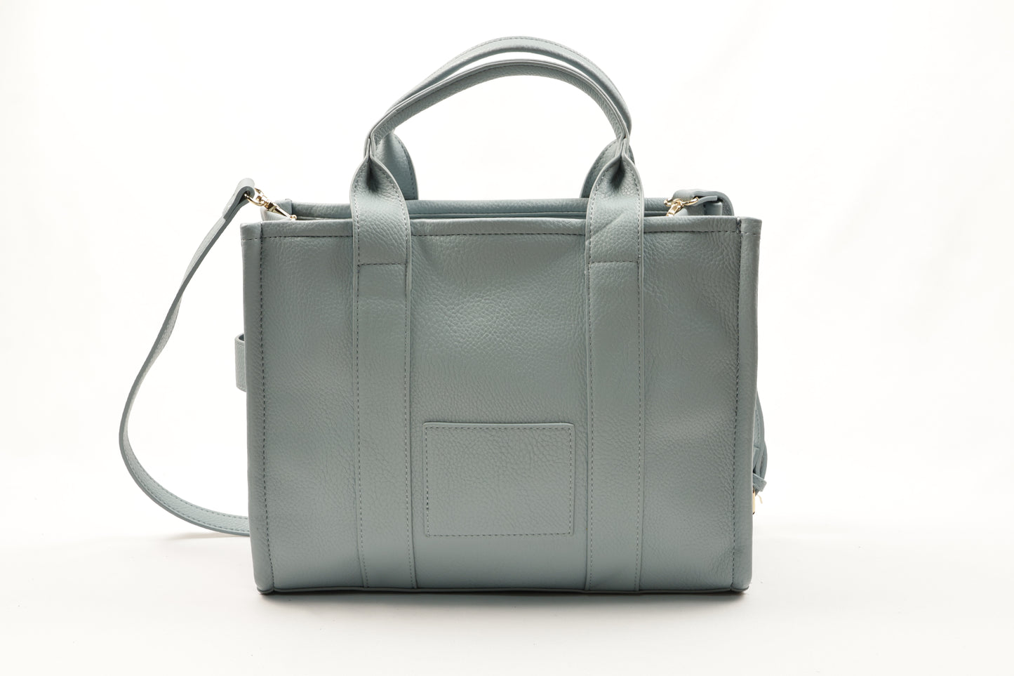 PLLCD Black PU Leather Tote Bag - Large Capacity 15.5x25.5x33.5cm Adjustable Strap (88-114.5cm) Stylish Work Travel Handbag