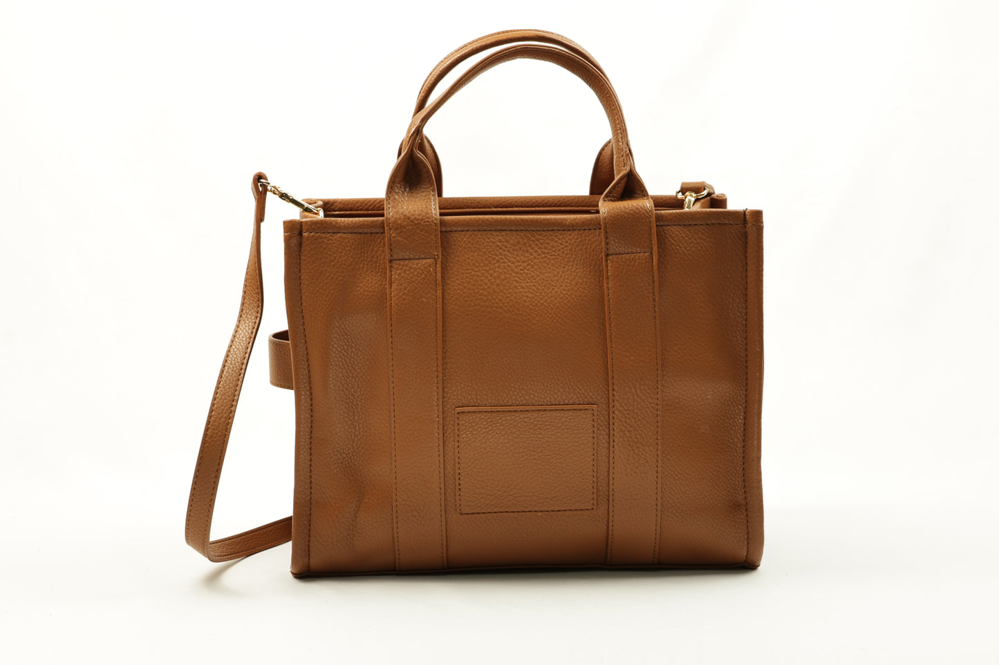 PLLCD Black PU Leather Tote Bag - Large Capacity 15.5x25.5x33.5cm Adjustable Strap (88-114.5cm) Stylish Work Travel Handbag