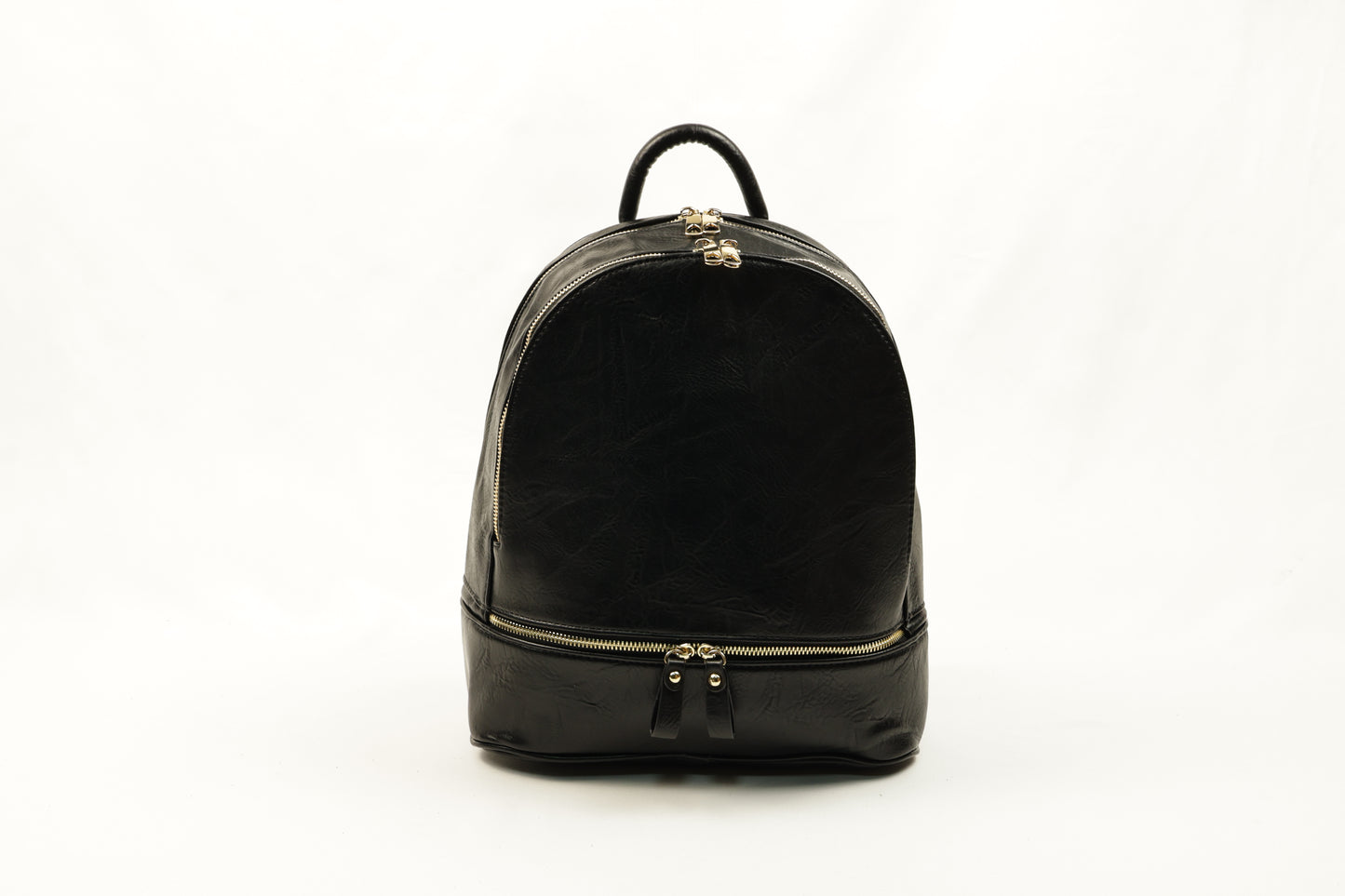 PLLCD Faux Leather Backpack: Streamlined Design with Adjustable Straps (11x28.5x32cm)