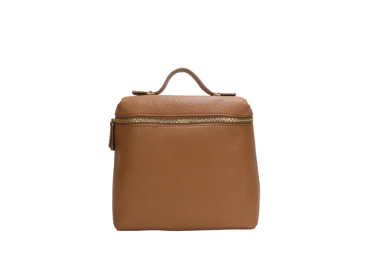 PLLCD PU Leather Backpack – Lightweight Casual Daypack with Top Handle & Adjustable Straps, Fashionable Everyday Bag for Work, Travel & Shopping