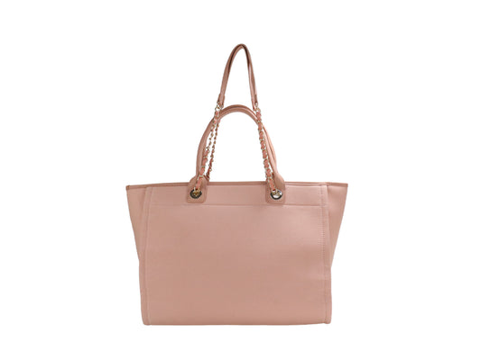 PLLCD PU Leather Tote Bag – Elegant Shoulder Handbag with Chain Strap Detailing, Spacious Everyday Carryall
