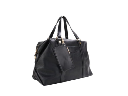 Borsa a mano in pelle PU PLLCD – Borsa a tracolla casual alla moda con custodia, 34,5×16,5×23,5 cm