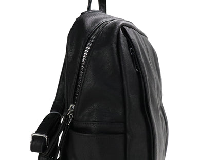 PLLCD Medium PU Leather Backpack – 27×12.5×31.5 cm Fashion Casual Travel & Work Bag
