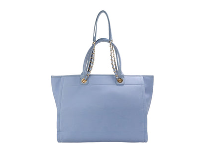 PLLCD PU Leather Tote Bag – Elegant Shoulder Handbag with Chain Strap Detailing, Spacious Everyday Carryall