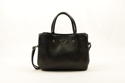 PLLCD Elegant Beige PU Leather Tote Bag - Stylish & Spacious Handbag with Adjustable Strap