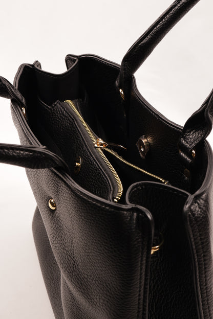 PLLCD Elegant Beige PU Leather Tote Bag - Stylish & Spacious Handbag with Adjustable Strap