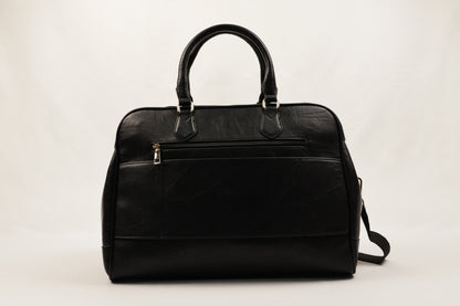 ✨ PLLCD Large PU Leather Travel Bag for Women & Men – Weekend Duffel Shoulder Bag with Adjustable Strap, Carry-On Handbag