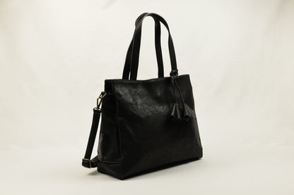 ✨ PLLCD PU Leather Tote Bag for Women – Large Shoulder Handbag with Detachable Strap, Stylish Work & Casual Purse