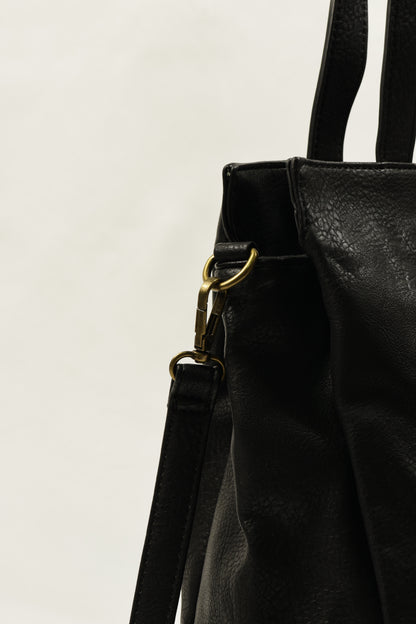 ✨ PLLCD PU Leather Tote Bag for Women – Large Shoulder Handbag with Detachable Strap, Stylish Work & Casual Purse